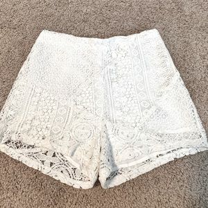 Hollister lace shorts